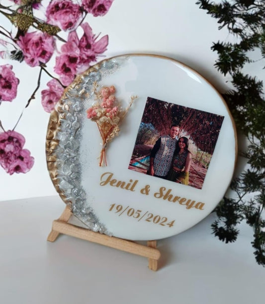 Circular Resin Photo Frame