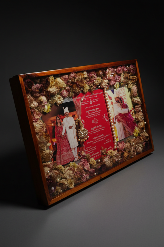 Teakwood Varmala Preservation. 16 x 20 inch