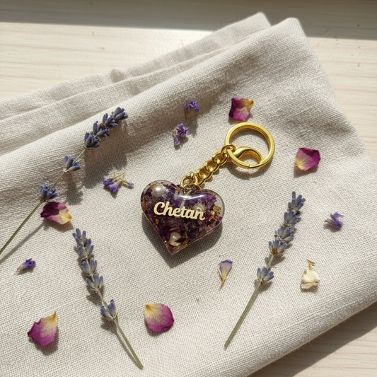 Rose Flower Key Chain