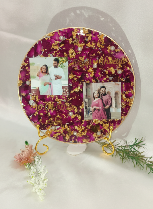 Varmala Preservation Frame in Agate