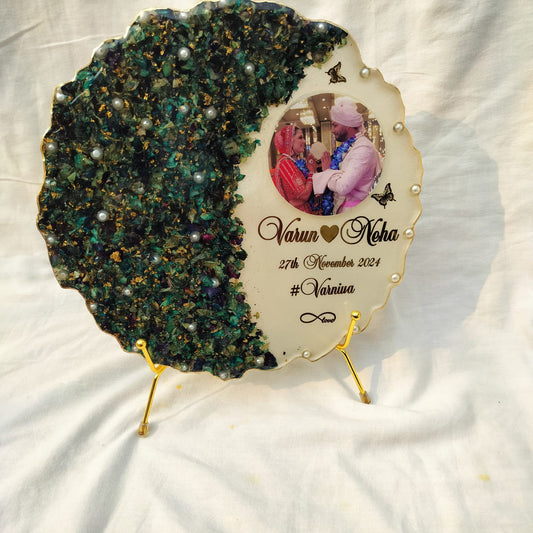 Varmala Preservation Frame in Agate