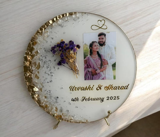 Circular Resin Photo Frame