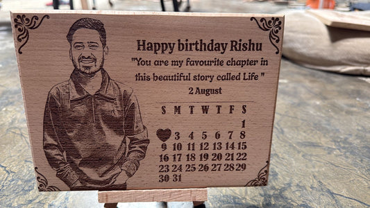 Personalised Photo Engraving| Laser Engraved Keepsake Gift