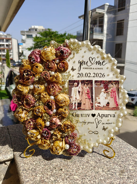 3D-Varmala Preservation Frame in 12 Agate