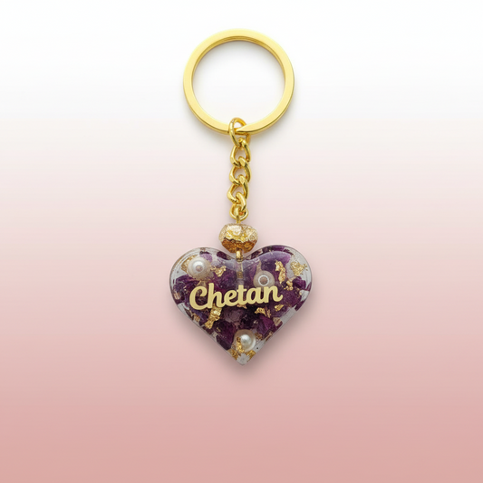 Rose Flower Key Chain